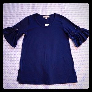 NWT MICHAEL  MK Women’s (Size XS) Bell Sleeves Top